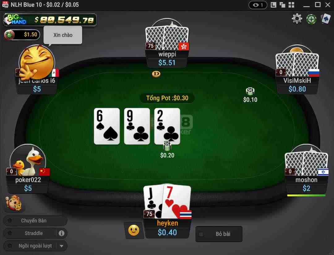 Ứng dụng Poker Online trên PC